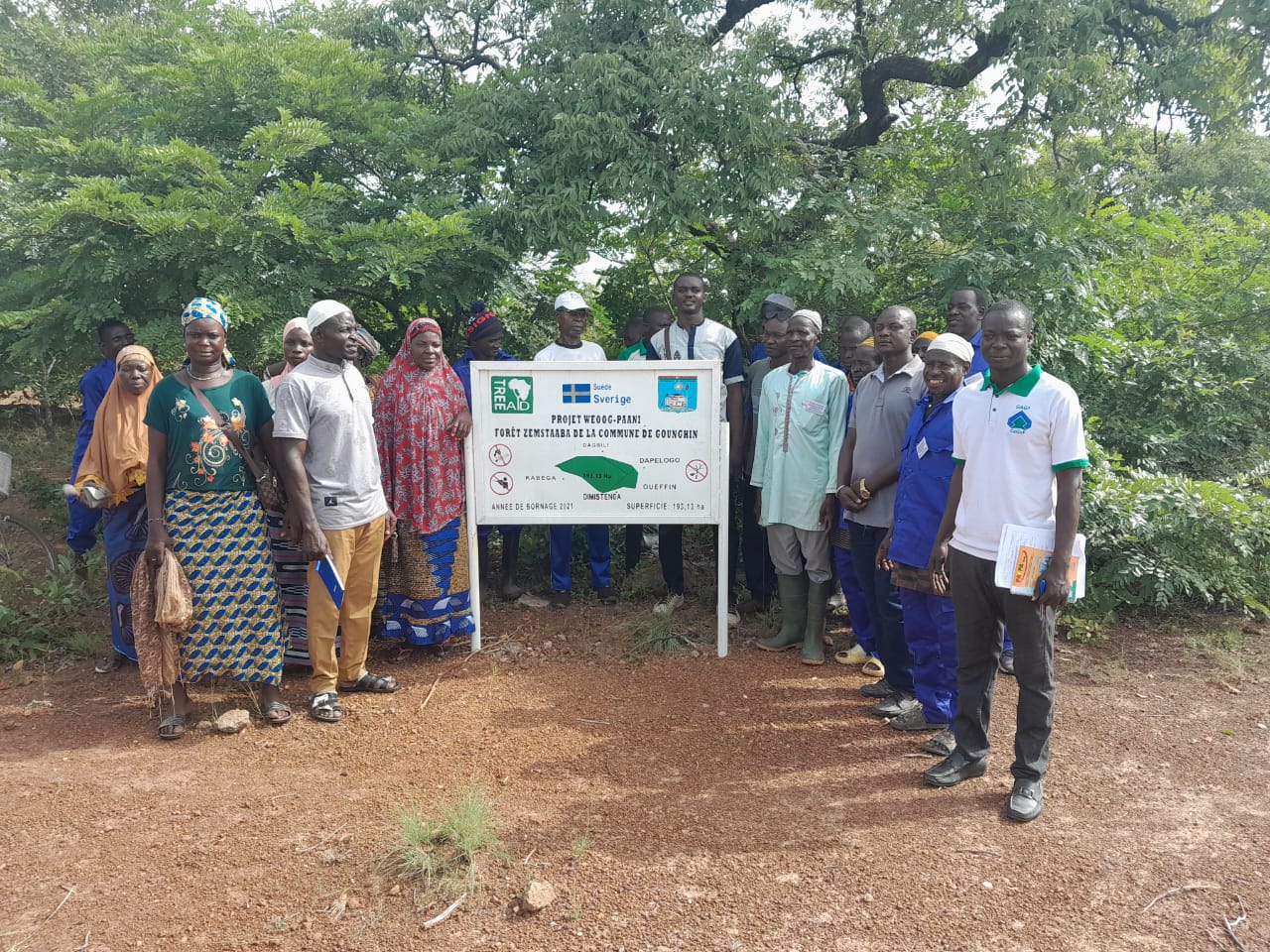 Les acteurs des communes de Gounghin et de Tensobentenga se partagent leurs experiences en matiere de gouvernance  Forestiere